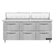 Continental Refrigerator D72N18C-D Refrigerated Counter, Sandwich / Salad Unit