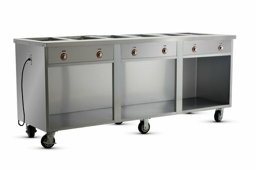 FWE HLC-6W6-1-DRN Steam Table