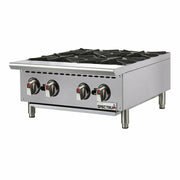 Winco NGHP-4 24" Countertop Gas Hot Plate | 100,000 BTU