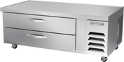 Beverage Air WTFCS60HC 60" 2 Drawer Worktop Chef Base Freezer | 11.55 Cu. Ft.