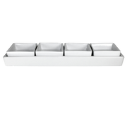 International Tableware FA-439 11" x 3-1/4" x 1"H Tray | Case of 12