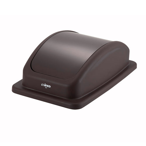 Winco PTCL-23B Trash Receptacle Lid / Top | Black