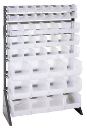 Quantum QRU-16S-220230240CL Shelving Unit, Louvered Slotted