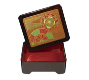 G.E.T. 230-1-F Fuji Don Jyu 6-1/2" x 2-1/2" Lunch Bento Sushi Box | Case of 12