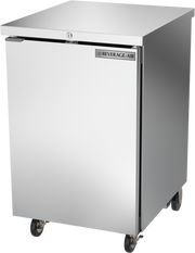 Beverage Air BB24HC-1-S 24" 1 Solid Door Stainless Steel Back Bar Cooler | 7.66 Cu. Ft.