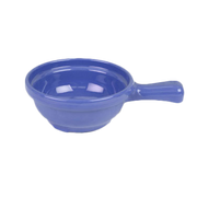 Thunder Group CR305BU 4 1/4" X 6 3/4" X 2", Soup Bowl W/Handle, Purple 10 oz. | Case of 12