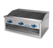 Comstock-Castle FHP24-24RBB 24" Manual Countertop Gas Radiant Charbroiler & Cheesemelter Combo | 66,000 BTU