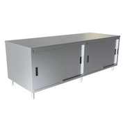BK Resources CST-3696S2 Work Table, Cabinet Base Sliding Doors