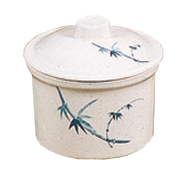 Thunder Group 3504BB 4 1/4" Special Bowl W/ Lid, Blue Bamboo 14 oz. | Case of 12