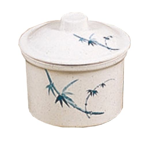 Thunder Group 3504BB 4 1/4" Special Bowl W/ Lid, Blue Bamboo 14 oz. | Case of 12