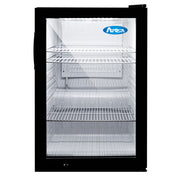 Atosa CTD-3 17.25" 1-Glass Door Countertop Refrigerator Merchandiser | 2.4 Cu. Ft.