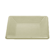 Thunder Group 4" Square Passion Pearl Melamine Plate | Model No. PS3204V