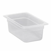 Cambro 44PP190 Polypropylene 1/4 Size Food Pan | 4” Deep