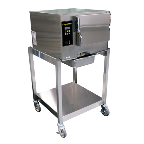 AccuTemp E32401D080 SGL Evolution 3 Pan Electric Floor Model Convection Steamer | 240V