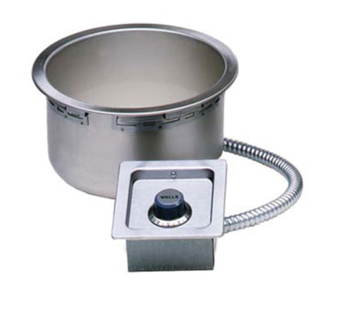 Wells SS-10TUCI 11 qt Drop-In Round Hot Food Well | 825 Watts