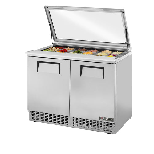 True Mfg. TFP-48-18M-FGLID Mega Top Sandwich / Salad Prep Table