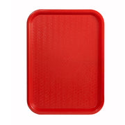Winco FFT-1014R 10" x 14" Fast Food Tray | Red