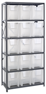 Quantum QSBU-600CL Shelving Unit, Solid Flat