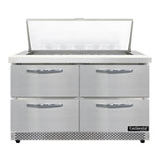 Continental Refrigerator SW48N18M-FB-D Refrigerated Counter, Mega Top Sandwich / Salad Unit
