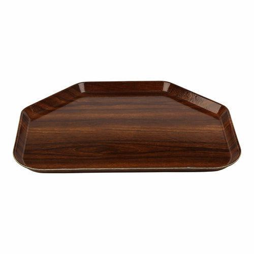 Cambro 1418TR Camtray Fiberglass Trapezoid Cafeteria Tray | 14" x 18"