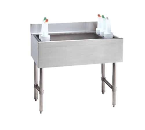 Advance Tabco CRI-12-30-7-X 21" x 30" Stainless Steel Cocktail Unit w/ 12" Deep Chest & Cold Plate