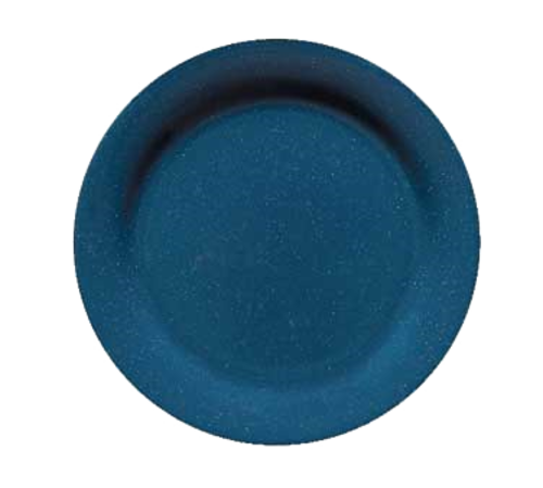 G.E.T. BF-010-TB Texas Blue 10" Blue Melamine Plate | Case of 12