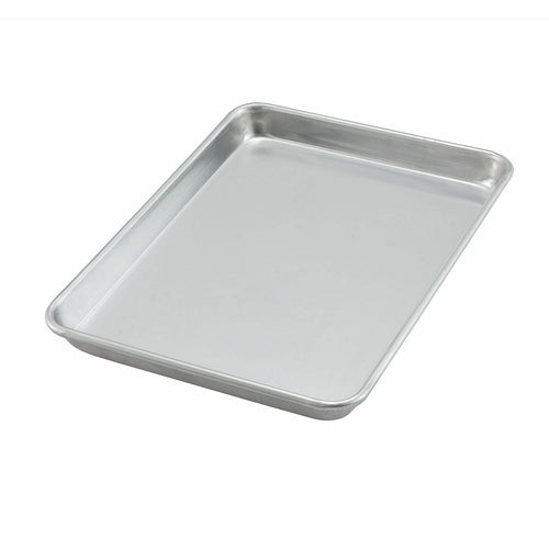 Winco ALXP-1013 9-1/2" x 13" 1/4 Size Aluminum Sheet Pan