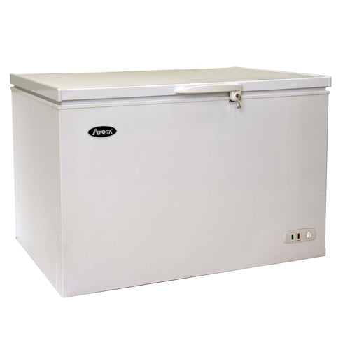 Atosa MWF9016GR 60" White Hinged Solid Lid Chest Freezer | 15.9 Cu. Ft.