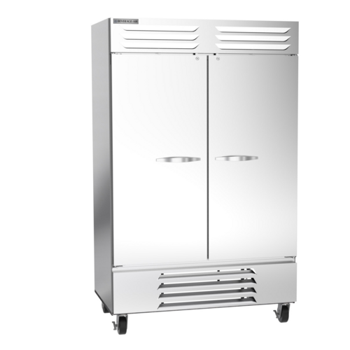 Beverage Air FB49HC-1S 52" 2 Solid Door Bottom Mount Reach-In Freezer | 46.2 Cu. Ft.