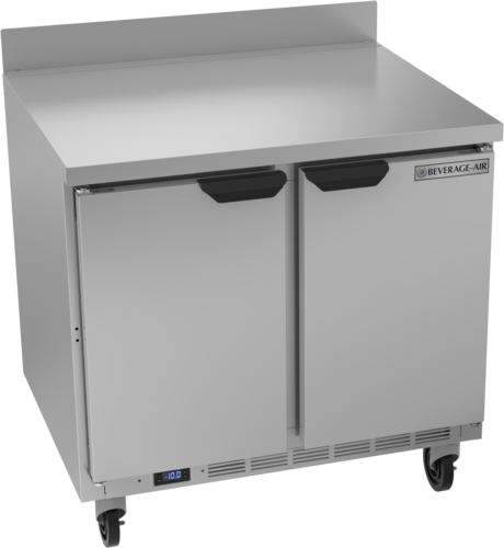 Beverage Air WTF36AHC 36" Worktop Freezer w/ 4" Removable Backsplash | 8.69 Cu. Ft.
