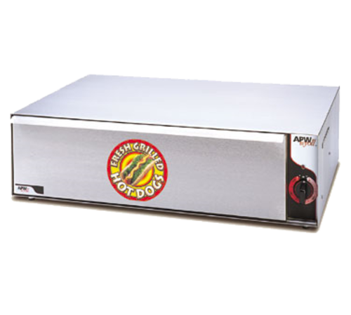 APW Wyott BW-31 23.75" Heated Hot Dog Bun Warmer | 72 Bun Capacity