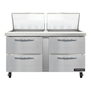 Continental Refrigerator SW60N24M-D Refrigerated Counter, Mega Top Sandwich / Salad Unit