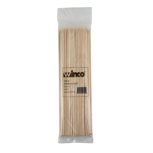 Winco WSK-10 10" Bamboo Skewer | Case of 100