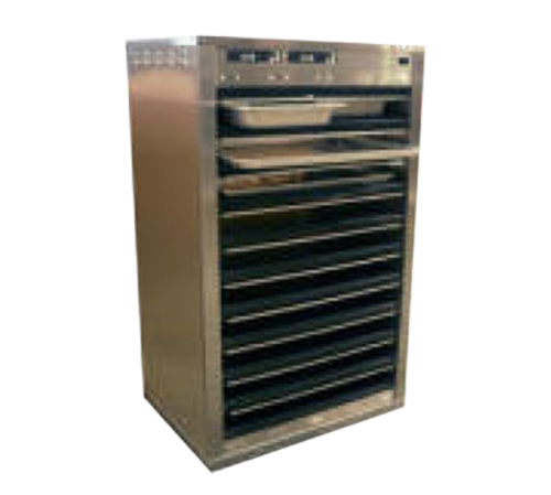 Carter-Hoffmann DF2620-5 Half Height Pass Thru Heated Holding Cabinet | (10) Full Pan Capacity