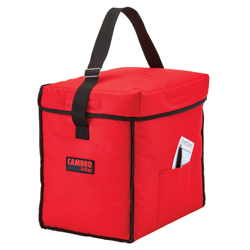 Cambro GBD13913 GoBag Small Insulated Delivery Bag w/ Velcro Lid | Top Loading