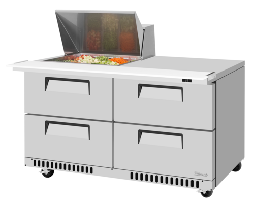 Turbo Air TST-60SD-12M-D4-FB-N(-LW) Mega Top Sandwich / Salad Prep Table