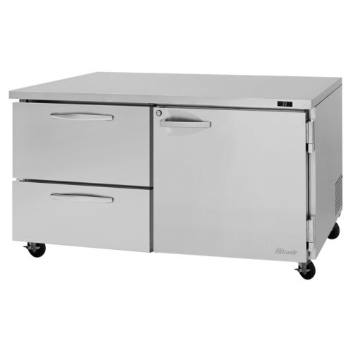 Turbo Air PUR-60-D2R(L)-N Undercounter Refrigerator