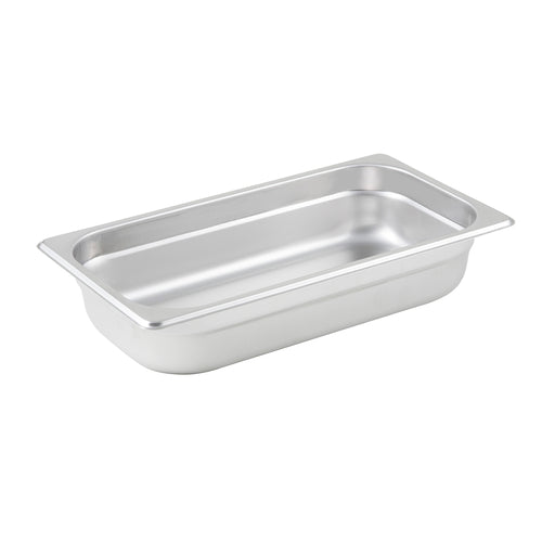 Winco SPJL-302 1/3 Size Stainless Steel Steam Table Pan | 2-1/2" Deep