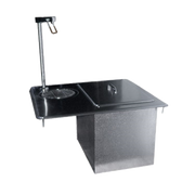 Delfield 204-P 24" x 21" Drop-In Ice & Water Station w/ Pitcher Filler | 45 lbs. Capacity