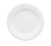 G.E.T. WP-6-DW Diamond White 6-1/2" White Melamine Plate | Case of 48