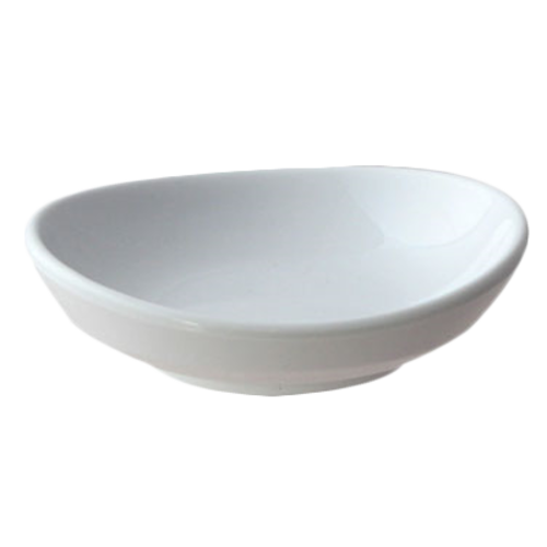 Thunder Group 19055WT  5-1/2" White Melamine Saucer | Case of 12