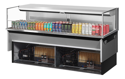 Turbo Air TOM-72L-UF-W(B)-1SI-N Refrigerated Display Case