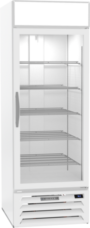 Beverage Air MMR23HC-1-W-WINE MarketMax 27.5" White Glass Door Wine Refrigerator | 23.32 Cu. Ft.