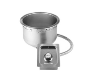 Wells SS-10TDU 11 qt Drop-In Round Hot Food Well w/Drain | 825 Watts