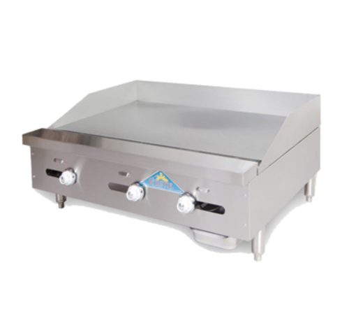 Comstock-Castle 3260TG 60" Thermostatic Countertop Gas Griddle | 125,000 BTU