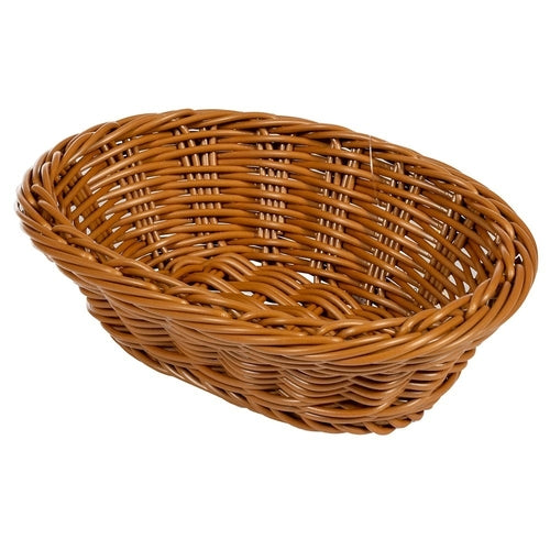 G.E.T. WB-1503 9 x 6-3/4" Oval Polyweave Basket