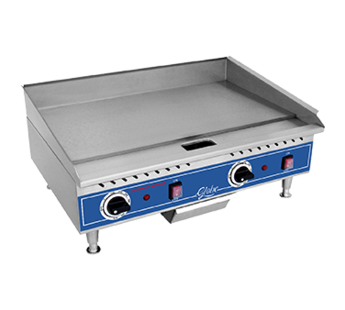 Globe PG24E 24" Thermostatic Electric Griddle w/ 3/8" Plate | 208/240V