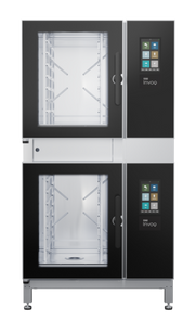 Blodgett INVOQ 61BLE/61BLE-PT Double Full Size Boilerless Pass-Thru Combi Oven | 10 Pan Capacity