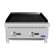 Atosa CookRite ATCB-24 24" Radiant Gas Charbroiler | 70,000 BTU