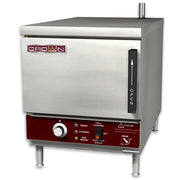 Crown Steam EPXN-3 18" Electric Countertop Boilerless Convection Steamer | (3) 12" x 20" Pan Capacity